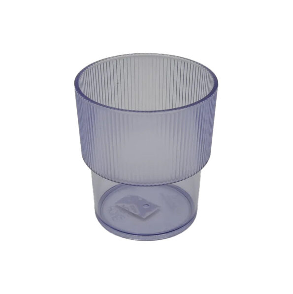 Acrylic Frosted Stackable Glass 1pc 335 ml