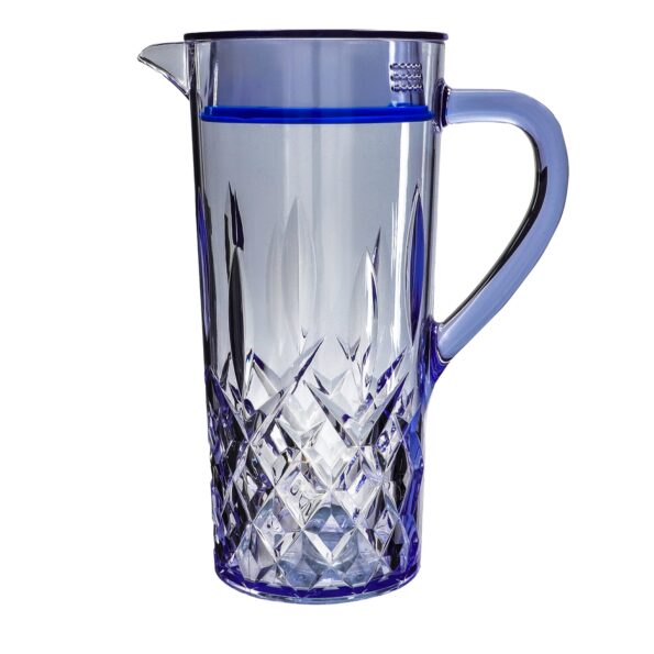 ACRYLIC JUG DIAMOND CUT W/Sealed CAP 1PC