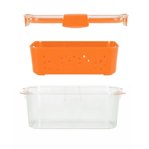 K N H LUXURY TRANSPARENT STRAINER+STORAGE BOX 1 LTR
