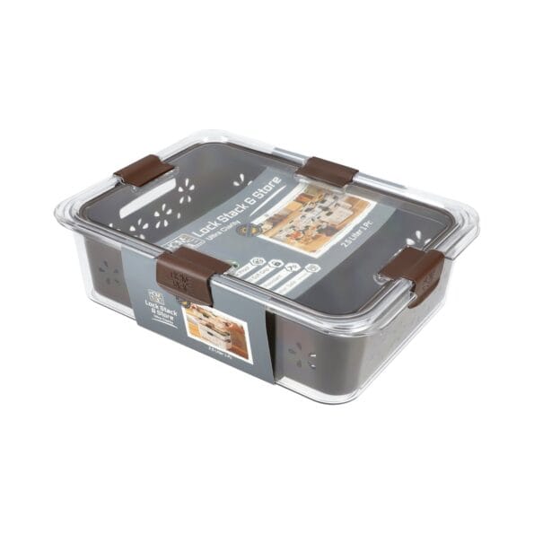K N H ELEGENCE TRANSPARENT STRAINER+STORAGE BOX 2.5 LTR