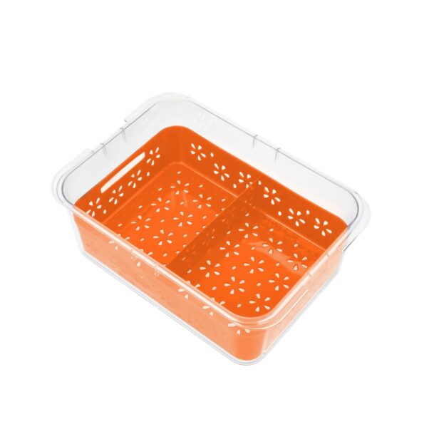 K N H ELEGENT TRANSPARENT STRAINER+STORAGE BOX 3.5 LTR