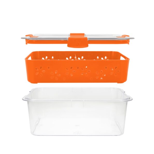 K N H ELEGENT TRANSPARENT STRAINER+STORAGE BOX 3.5 LTR