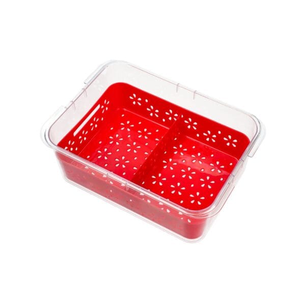 K N H ELEGENCE TRANSPARENT STRAINER+STORAGE BOX 2.5 LTR